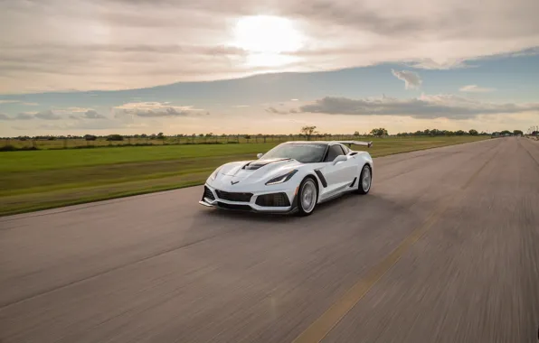 Corvette, Chevrolet, drive, Hennessey, Hennessey Chevrolet Corvette ZR1