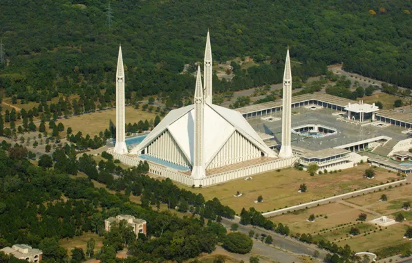 Mosque, Pakistan, Faisal Masjid, Islamabad