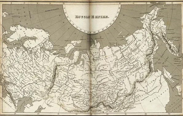 Картинка Карта, Россия, Russian Empire