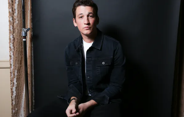 Портрет, актер, рубашка, фотосессия, Майлз Теллер, Miles Teller, Bleed for This, Rich Fury