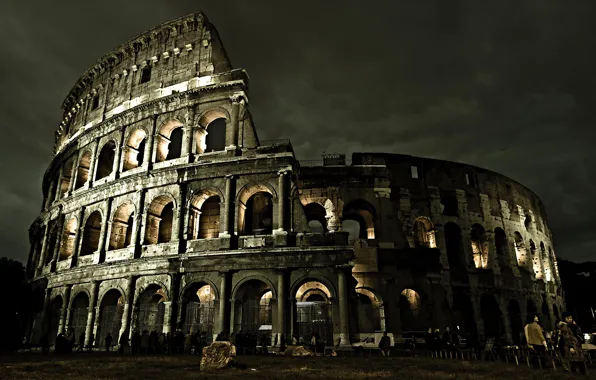 Картинка сооружение, арена, колизей, италия, рим