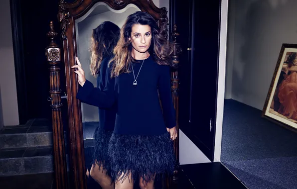 Актриса, брюнетка, Lea Michele