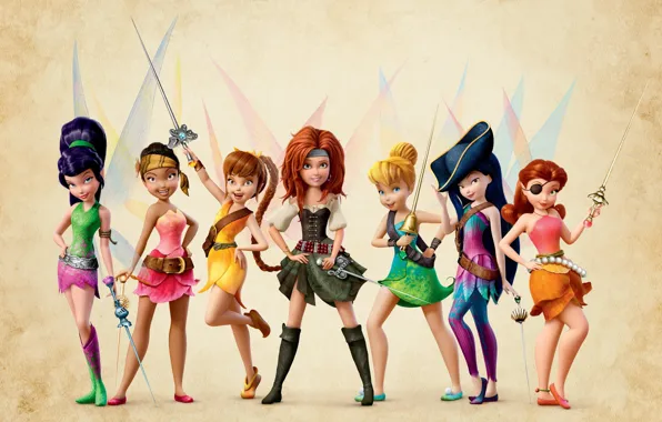Девочки, феи, The Pirate Fairy