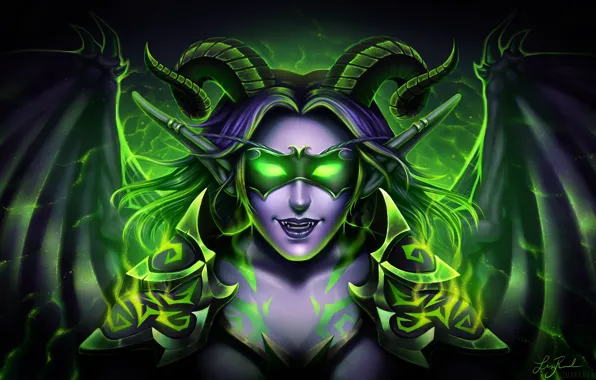 Демон, WoW, World of Warcraft, Legion, охотник на демонов, Demon Hunter