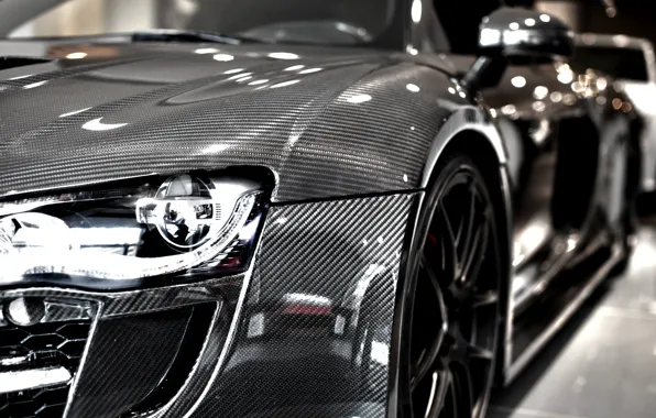 Audi, silver, carbon, limited edition