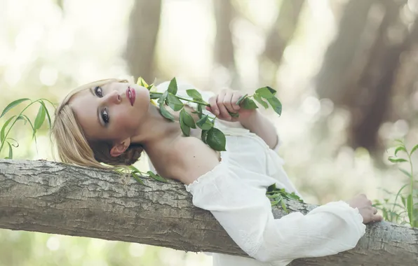 Деревья, модель, Beatriz Lorenzo