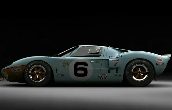 Car, fast, racing car, ford gt40