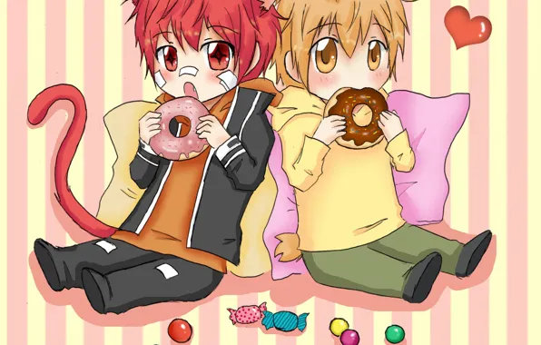 Котёнок, зайчик, мальчики, Katekyo Hitman Reborn, Учитель мафиози Реборн
