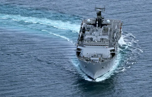 Великобритания, УДК, десантно-вертолетный, HMS Albion, L 14, транспорт-док