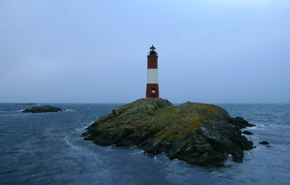 Rock, Argentina, Sea, Lighthouse, Faro, Patagonia, Cold, Ushuaia