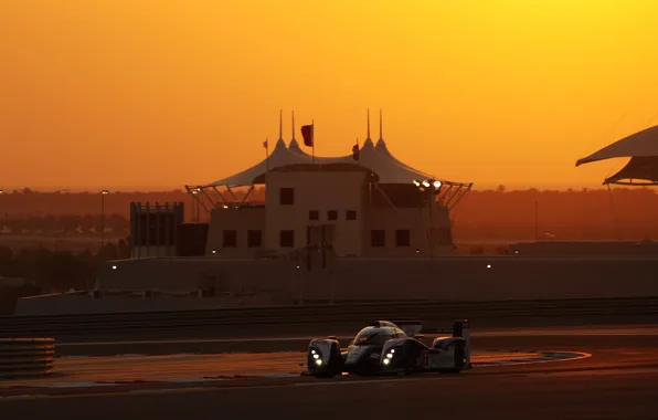 Закат, Поворот, Toyota, Circuit, WEC