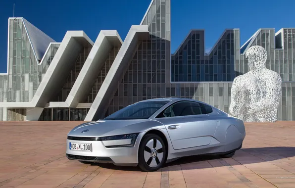 Здания, Volkswagen, статуя, XL1