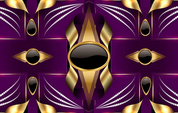 Gold, black, design, pattern, onix