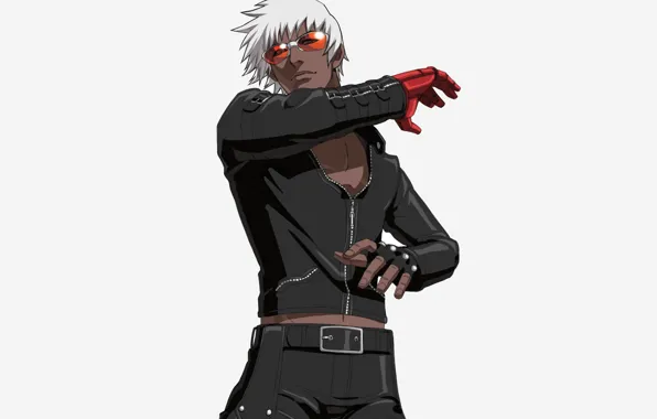Фон, игра, арт, парень, king of fighters