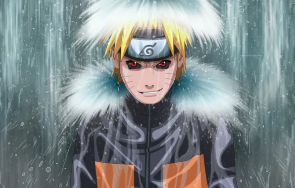 Водопад, naruto, anime, Uzumaki Naruto, злая сущность