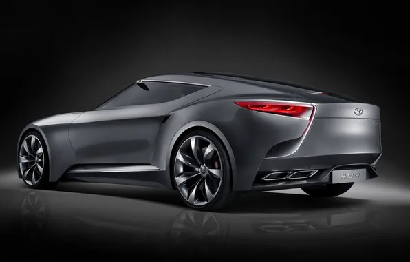 Картинка Concept, концепт, Hyundai, вид сзади, Хёндай, HND-9