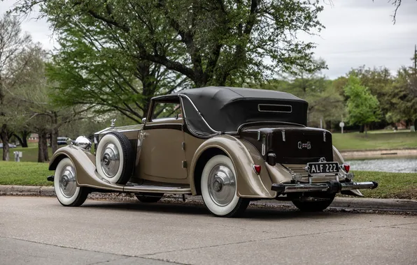Continental, Rolls-Royce, Phantom II, ретро автомобили, 1933, Drophead Coupe, retro cars, by Thrupp & Maberly