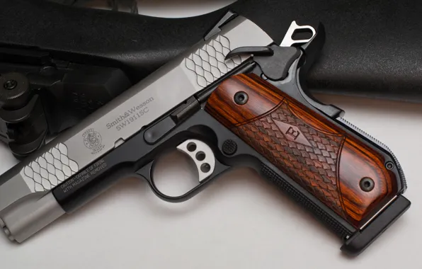 Пистолет, оружие, Smith &ampamp; Wesson, SW1911SC, E-Series