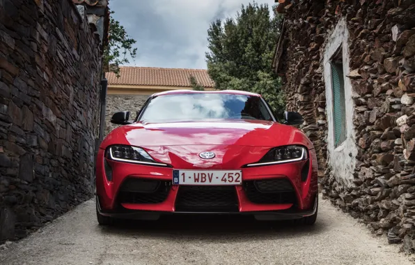 Стены, купе, переулок, Toyota, Supra, пятое поколение, mk5, двухместное