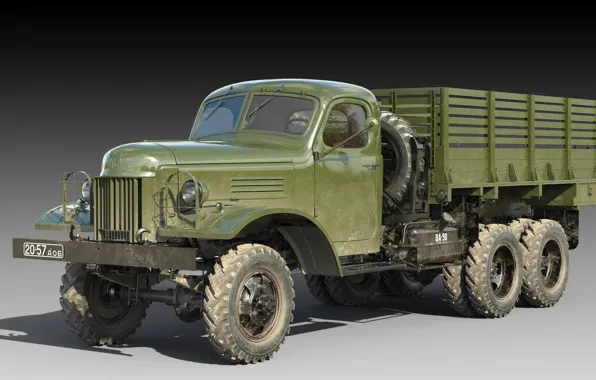 СССР, Автомобиль повышенной проходимости, Олег Афанасьев, ЗиС-151В