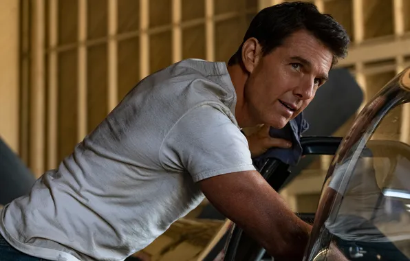 Кадр, боевик, лётчик, Том Круз, Tom Cruise, Top Gun: Maverick, Топ Ган: Мэверик