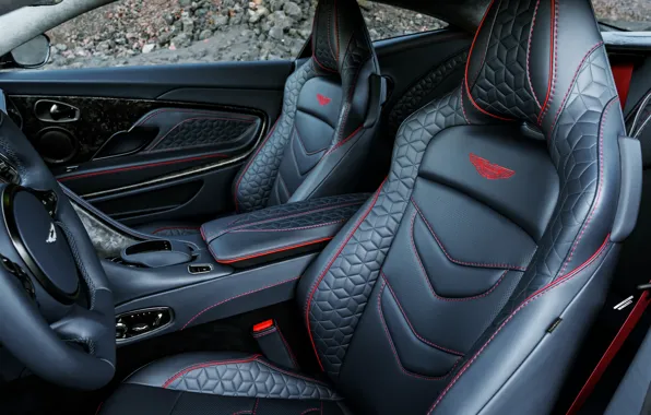 Aston Martin, DBS, Superleggera, салон, 2018
