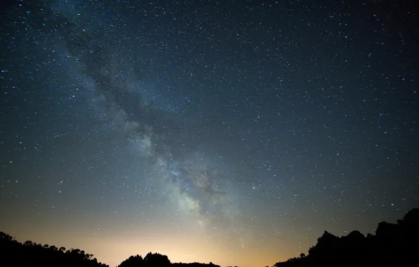 Sky, Stars, Night, Milky Way