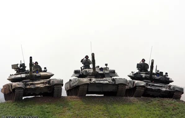 Картинка Танки, Т-80У, Т-90А, Т-90С