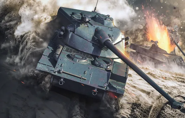 World of Tanks, французский лёгкий танк, AMX-13/75