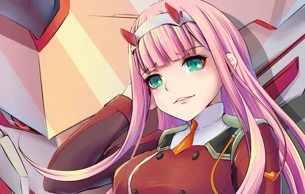 Девушка, 002, Darling In The Frankxx, Милый во Франксе, Zero Two, франкс