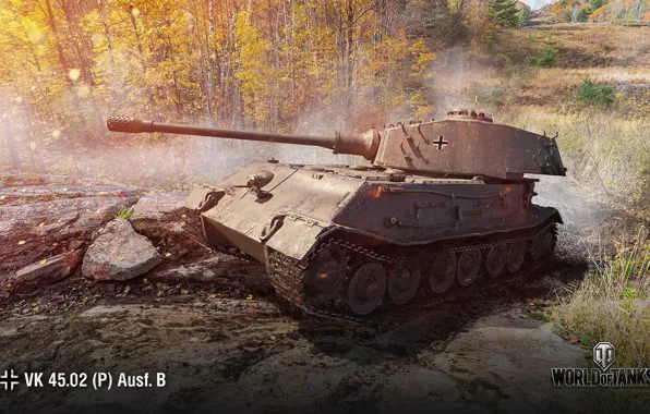 Картинка WoT, World of Tanks, Wargaming, VK 45.02 (P) Ausf. B