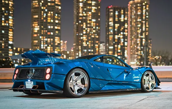 Pagani, вид сзади, Zonda, 2018, Anija, C12 S