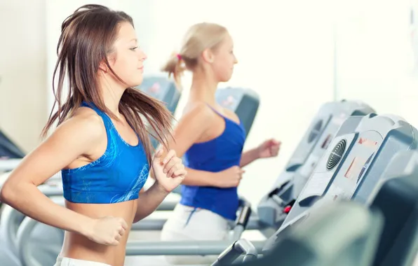 Exercise, fitness, treadmill workouts