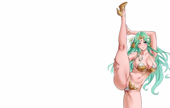 Girl, sexy, lingerie, pantsu, bra, cleavage, panties, green eyes