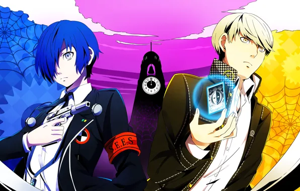 Карта, парни, Persona 4, Персона