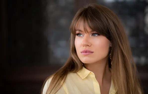 Взгляд, девушка, волосы, Alina