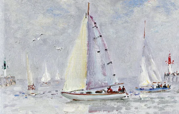 Море, лодка, яхта, Парусник, Андре Гамбург, Andre Hambourg