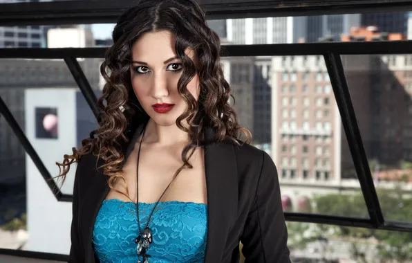 Взгляд, девушка, портрет