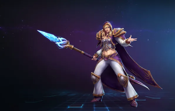 Девушка, маг, wow, world of warcraft, hots, Джайна Праудмур, hearthstone, jaina