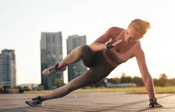Girl, lifestyle, exercise, female, endurance, healthy, holding, fit