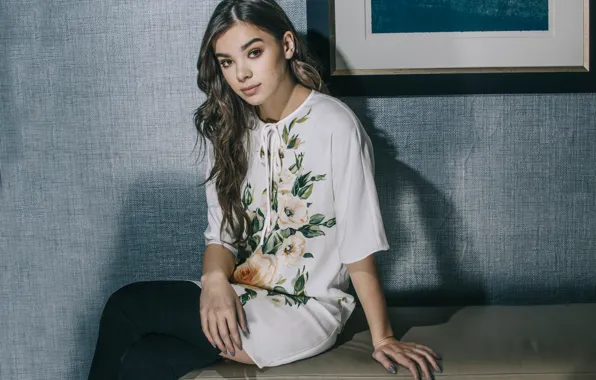 Актриса, брюнетка, певица, фотосессия, Хейли Стайнфелд, Hailee Steinfeld, 2016, RedEye