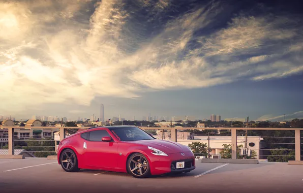 Картинка red, Nissan, tuning, 370z