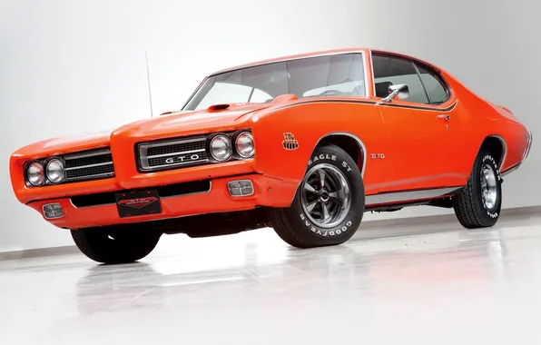 1969, Coupe, Pontiac, GTO, Понтиак, Hardtop, Мускул кар, ГТО