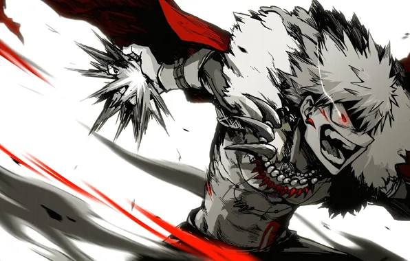 My Hero Academia, Boku No Hero Academia, Моя Геройская Академия, Бакуго Катсуки