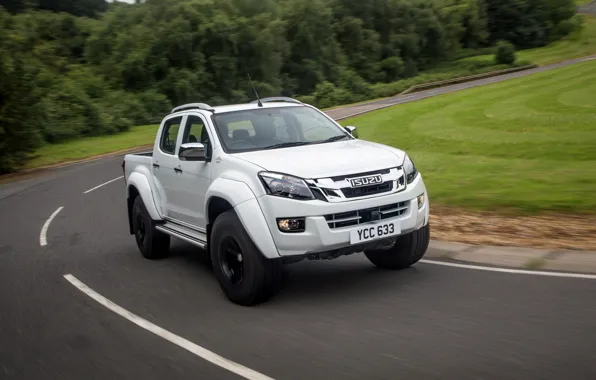 Дорога, пикап, Isuzu, 2016, Arctic Trucks, D-Max, UK version, AT35