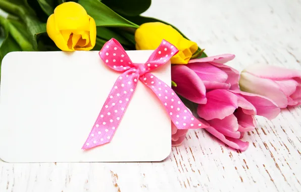 Картинка цветы, букет, тюльпаны, love, розовые, wood, pink, flowers