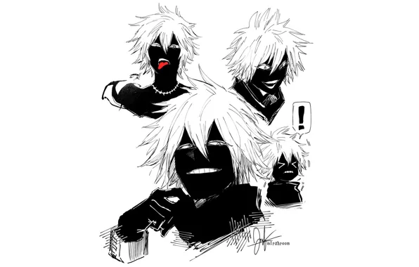 Арт, парень, My Hero Academia, Boku No Hero Academia, Моя Геройская Академия, Kuroiro Shihai