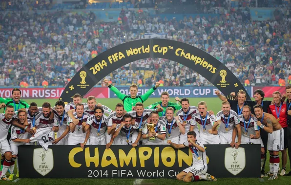 World, end, Germany, cup, happiness, champion, 2014