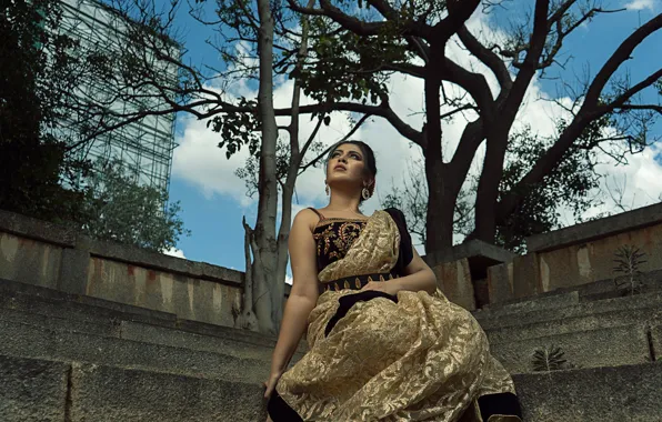Girl, beautiful, model, pretty, pose, indian, actress, celebrity