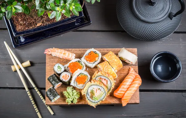 Палочки, rolls, sushi, суши, роллы, японская кухня, соевый соус, sticks